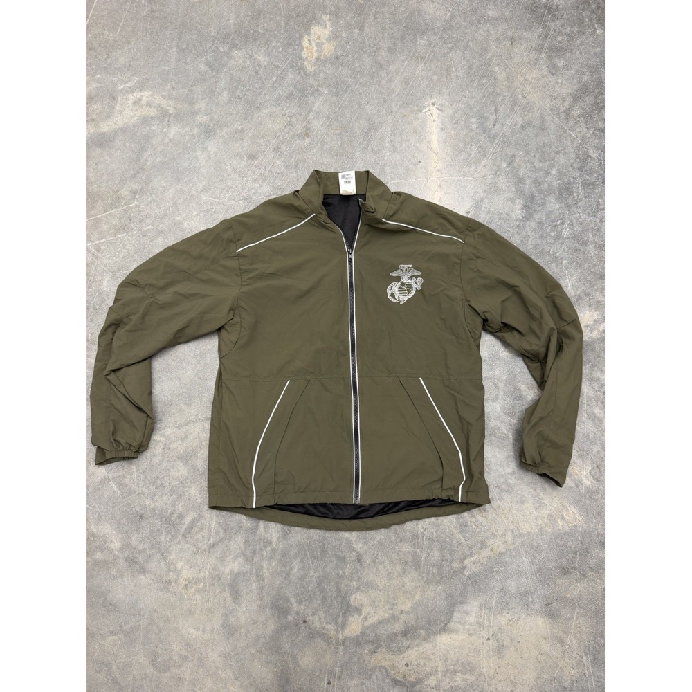 USMC Marine Corps New Balance PT Running Training Jacket Size Medium Regular